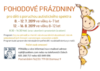 Nabídka prázdninových aktivit – Olomouc